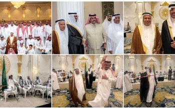 أمراء ووجهاء ومسؤولون يهنئون الشيخ أحمد باحميدان بزفاف نجله محمد في جدة