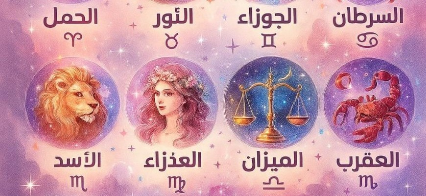 حظك اليوم وتوقعات الأبراج: نصيحة لأصحاب هذا البرج.. أموال وترقية لهؤلاء حظك اليوم وتوقعات الأبراج: نصيحة لأصحاب هذا البرج.. أموال وترقية لهؤلاء